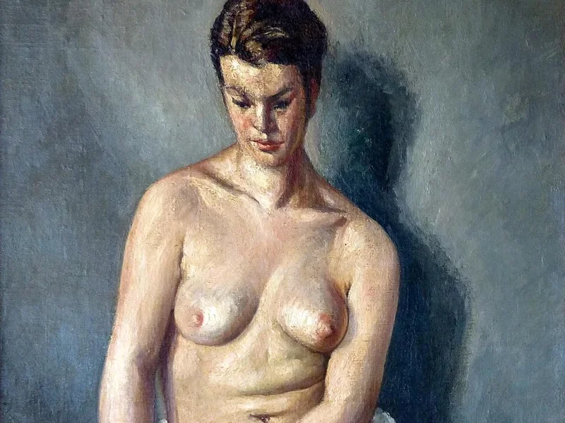 1877-Georges Hanna Sabbagh - Nudo seduto